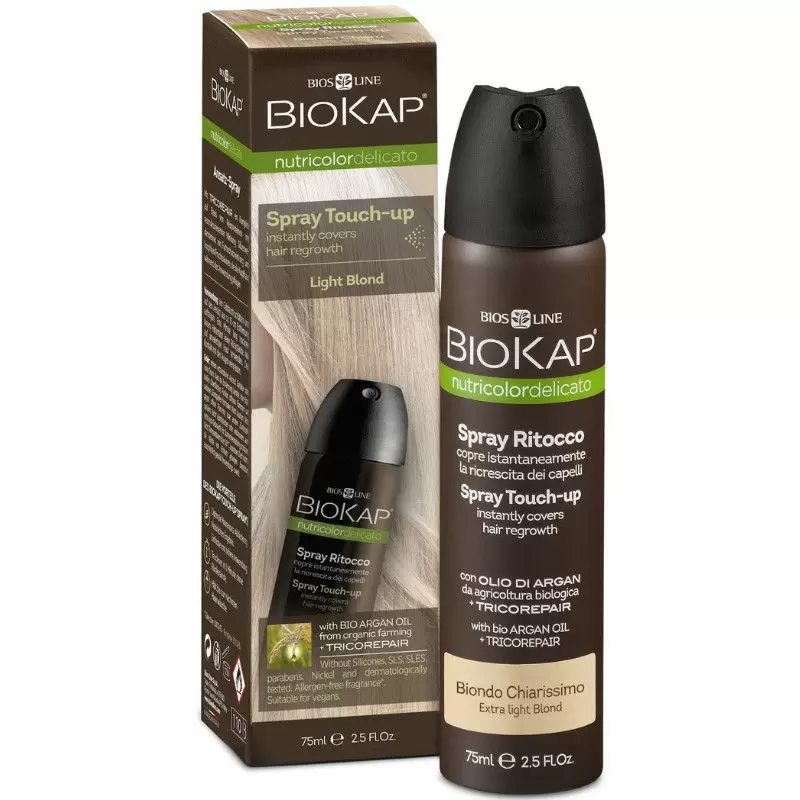 Bios Line Biokap Spray Touch-up Light Blond 75 ml - Instant hair dye -  Vita4you