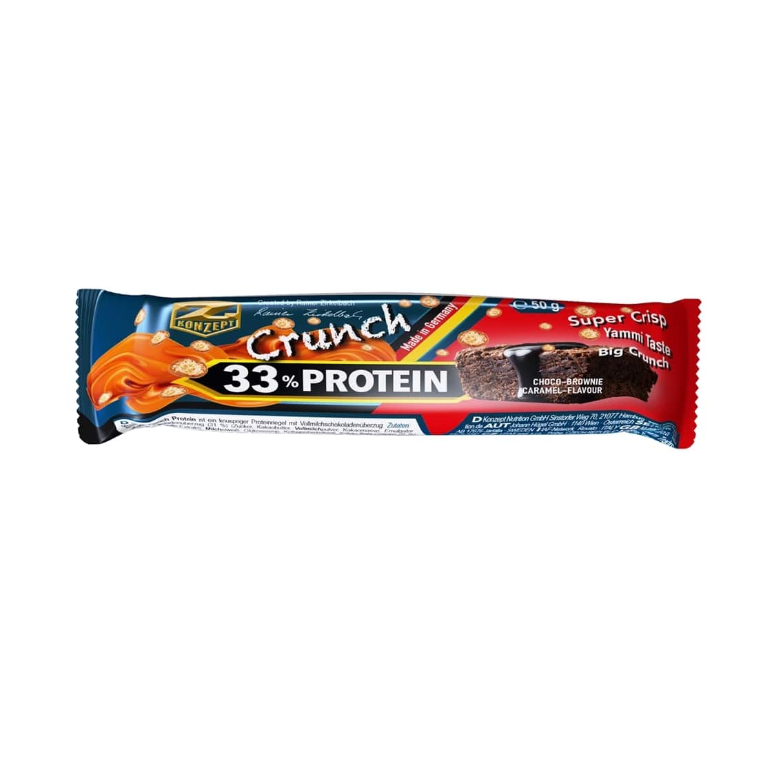 Z-Konzept Crunch 33% Protein Bar Choco Caramel 50 gr