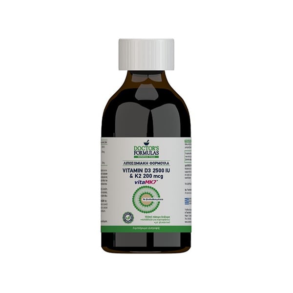 Doctor's Formula Liposomal Vitamin D3 2500 IU & K2 200 mcg 120 ml