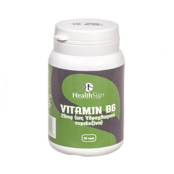 Health Sign Vitamin B6 25 mg 60 caps