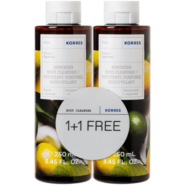 Korres Citrus Showegel 250 ml 1+1 Free