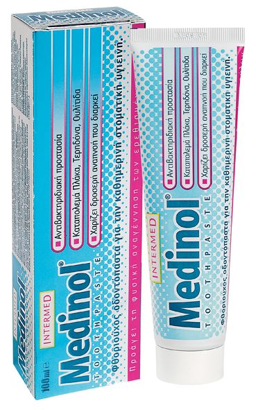 Intermed Medinol Toothpaste Φθοριούχος Οδοντόπαστα 100 ml