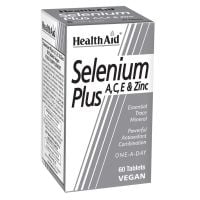 Health Aid Selenium Plus (Vitamins A, C, E & Zinc) 60 tabs