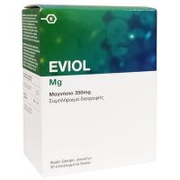 Eviol Mg Magnesium 350 mg Διατροφικό Συμπλήρωμα με Μαγνήσιο 30 επικαλυμμένα δισκία