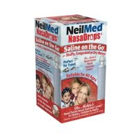NeilMed NasaDrops Saline on the Go Αμπούλες Ρινικών Πλύσεων 15 x 15 ml