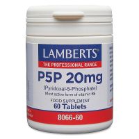 Lamberts--P5P--20--mg--Pyridoxal--5--Phosphate--60--tabs