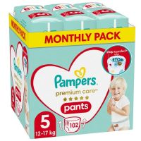 Pampers Premium Care Pants Monthly Pack No 5 (12-17 kg) 102 τμχ