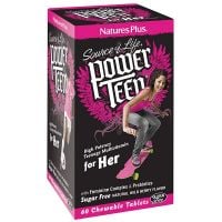 Nature's Plus Source of Life Power Teen for Her 60 chewable tabs berry flavor