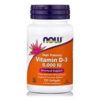 Now Vitamin D3 5000IU 120 softgels