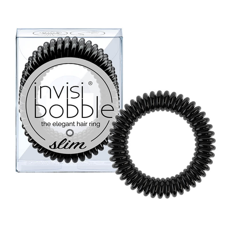 Invisibobble Slim True Black Hair Rings