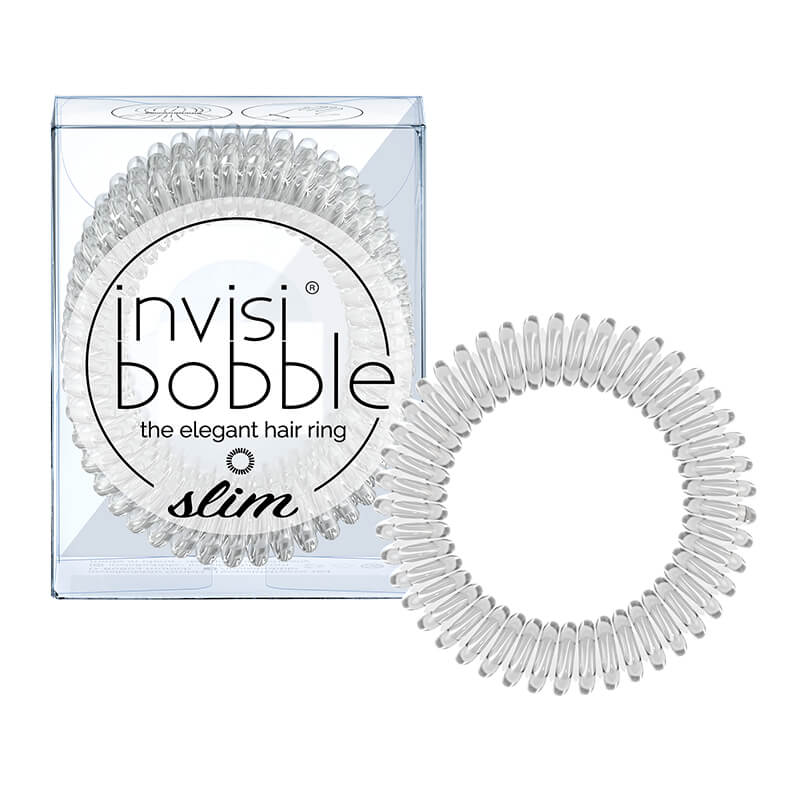 Invisibobble Slim Crystal Clear Hair Rings